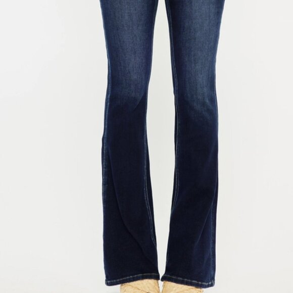 KanCan High Rise Wide Waistband Skinny Bootcut Jeans - BM9242HYD - Picture 3 of 5